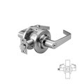 Dorma Classroom Function, Conventional Cylinder, Schlage C Keyway, LC Lever, 626 Satin Chrome Finish CL770D-LRC-626